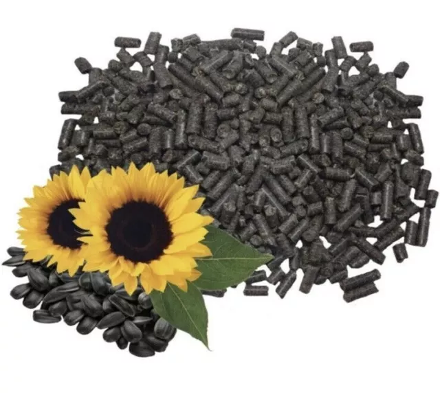 Pellets aus Sonnenblumenschalen 15kg Sackware Brennstoff Pelletofen Ofen Heizung