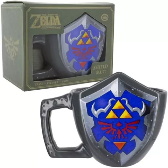 Legend of Zelda - Tasse 3D Kaffeebecher - Schild - Link Hylia Shield - Keramik