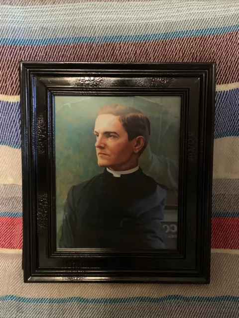 FATHER MCGIVNEY - KNIGHTS OF COLUMBUS Framed Portrait.