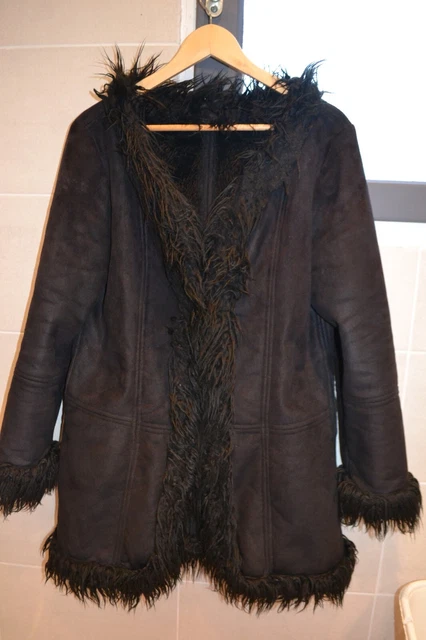 Manteau DEVERNOIS Taille 42 En Laine Gris - Style College, Très Bon état - Occasion Femme