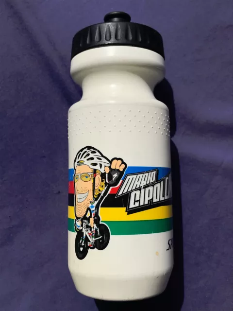 Rare Specialized Mario Cipollini World Champion Water Bottle Rare Specialized Mario Cipollini World Champion Water Bottle