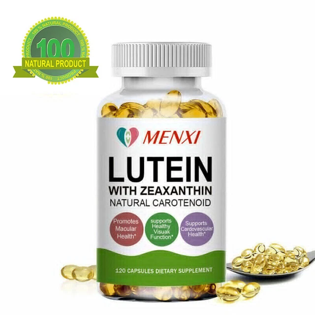 120 CAPSULES EYE Vitamins with Lutein and Zeaxanthin 20mgPremium Eye