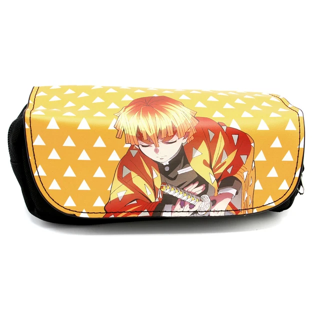 Zenitsu Agatsuma Demon Slayer Federmäppchen (Anime Reisetasche Kupplung Etui )