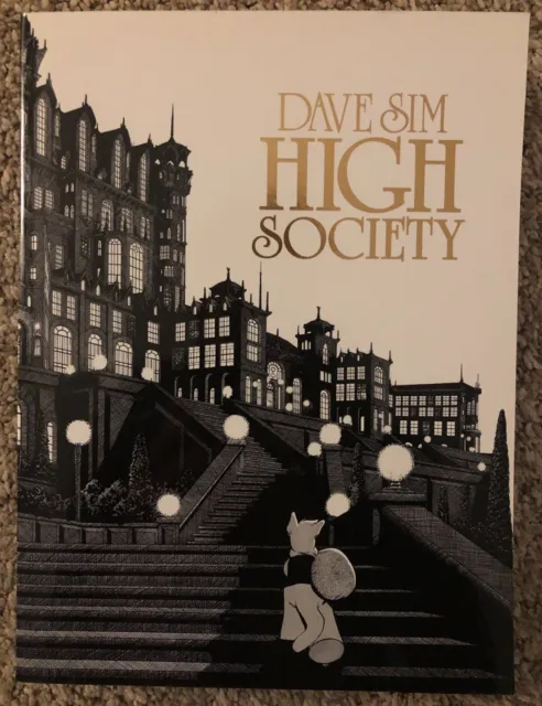 Cerebus High Society - 30th Anniversary Gold Logo Signed & Numbered, #113/850!