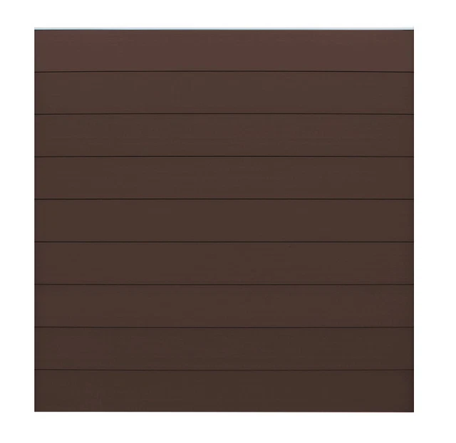WPC ZAUN BRETTER Sichtschutz Lamellenzaun Gartenzaun chocolate braun