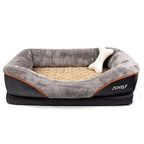 Orthopedic Dog Bed Memory Foam Pet Bed with Removable Washable Large-36"x27"