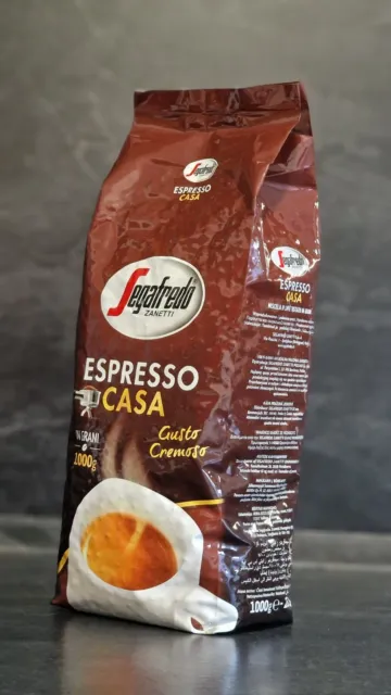 1kg Segafredo Espresso Casa Kaffeebohnen - 1kg Packungen- Italienischer Kaffeege