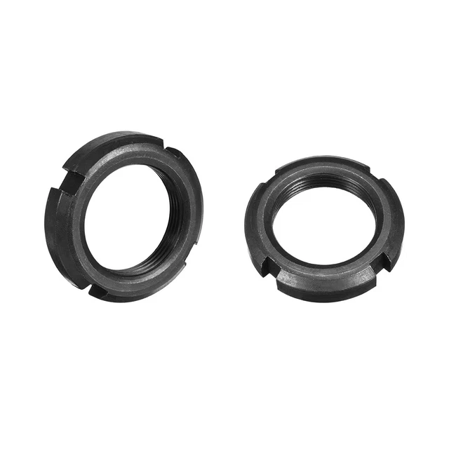 M30x1.5 mm Tuercas Ranuradas Redondas de Retención de Cuatro Ranuras 2 uds