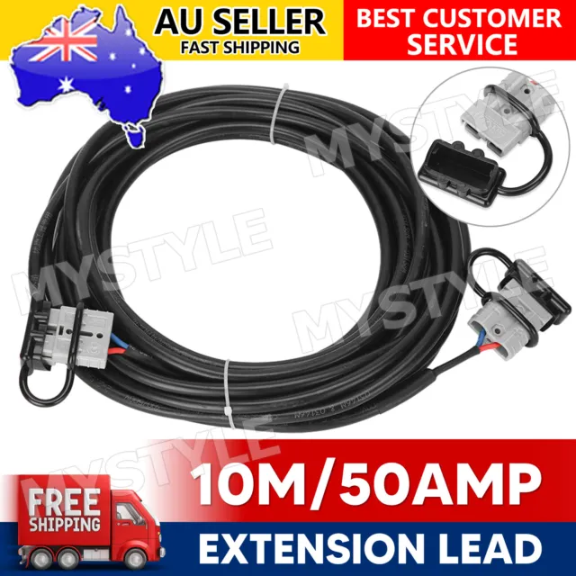 10M 50AMP Extension Lead 6MM Twin Core Automotive Cable For Anderson Style Plug
