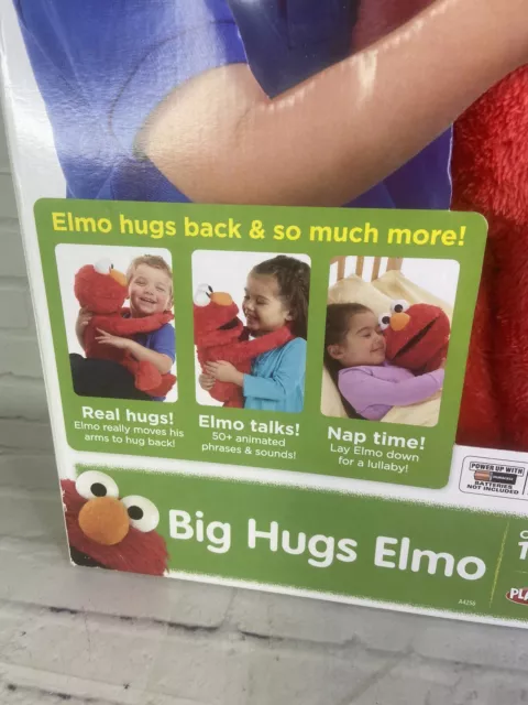 Sesame Street Big Hugs Elmo Stuffed Plush Doll Toy With Sounds A4256 Playskool 3