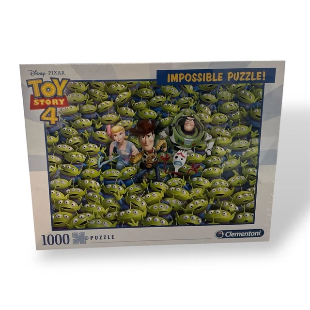 DISNEY PIXAR TOY Story4 Impossible Puzzle 1000 Piece Jigsaw Clementoni ...