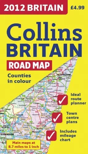 2012 Britain Road Map (International Road Atl... by Collins Uk Sheet map, folded