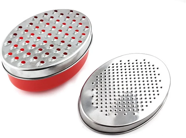 Cheese Grater Two Side Vegetable Slicer Stainless Steel Potato Shredder with Co
