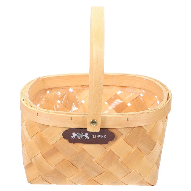 Panier Fleuri Avec Poignée Pour Mariage - Décoration Cérémonie Ou Distribution De Bonbons