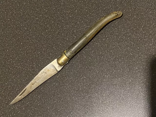 ancien couteau laguiole Besset « Tête De Cheval « 