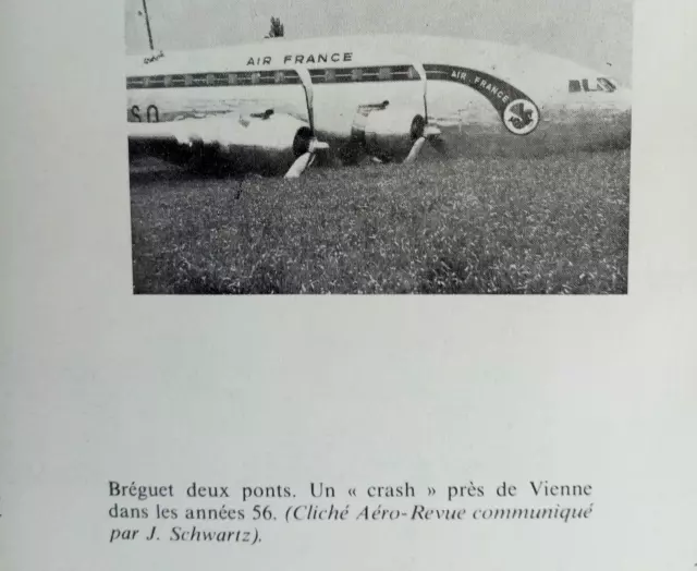 Rarephoto Air France  Format  18 Cmx23 Cm  Breguet 2 Ponts Provence 3