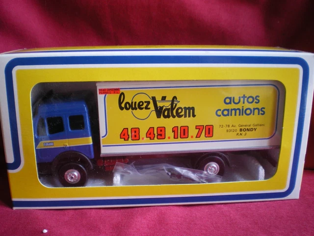 CAMION ELIGOR 1/43 Volvo semi remorque camembert President LBS Louis