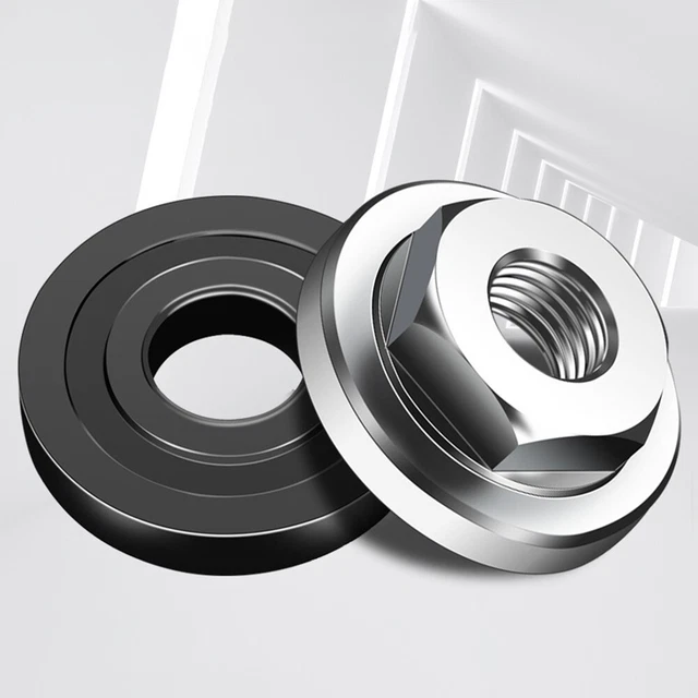 Set di 2 dadi modifica smerigliatrice angolare in acciaio inox resistente per smerigliatrice angolare (esagonale)