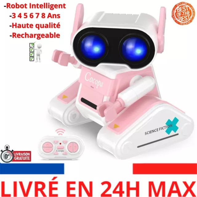 Rc Robot Toy - Robot télécommandé à détection de gestes pour les enfants,  avec chant et danse, robot intelligent programmable Robot rechargeable jouet