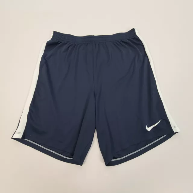 Nike Shorts Adult Extra Large Blue Dri-Fit Comfort Soccer Academy Training Mens