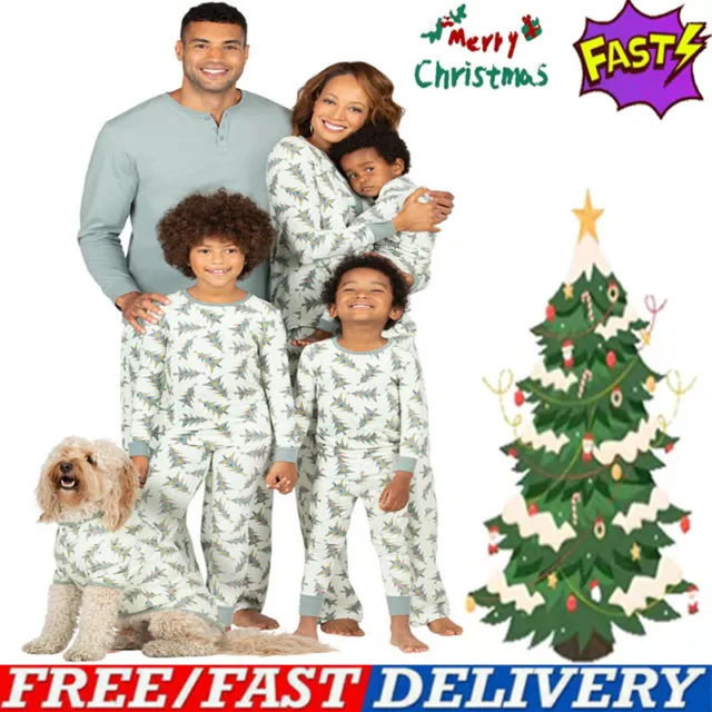 Christmas PJs Family Pyjamas Ladies Mens Boys Girls Xmas Party Nightwear Pajamas