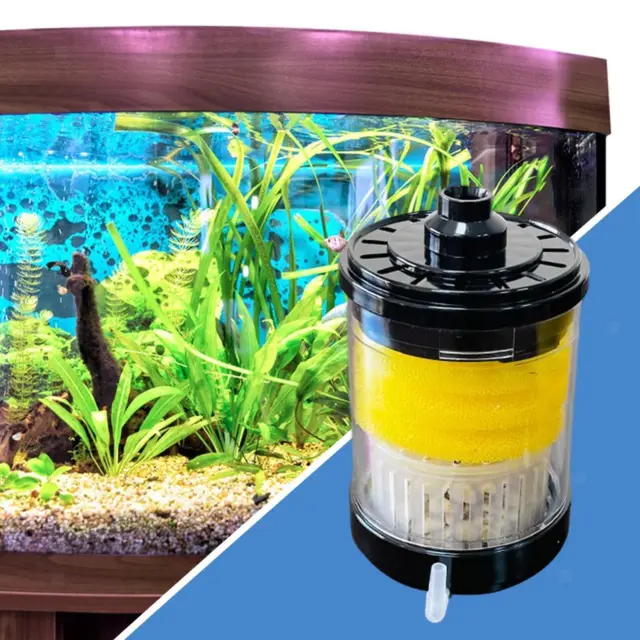 Fish Hocker Saugsammler Aquariumfilter abnehmbar für Aquarien