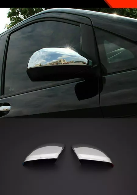 ABS CHROME WING Mirror Cover 2Pcs Fits M.Benz Vito W447/Vito Taxi