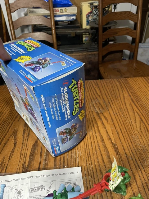 Vintage 1980s Tmnt Teenage Mutant Ninja Turtles Action Figures Vehicle Box Lot 3
