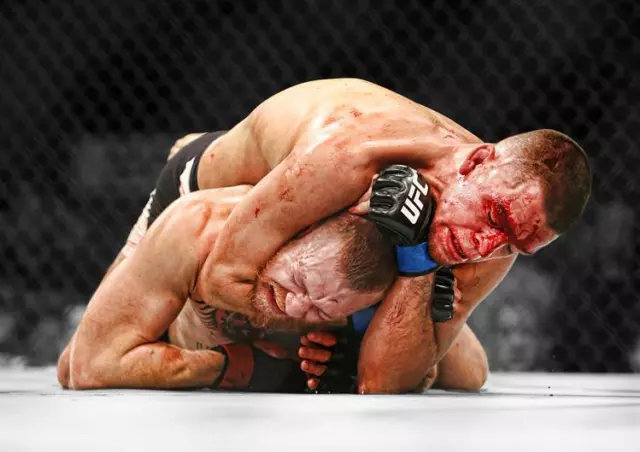 Nate Diaz V Conor McGregor UFC 196 Art Print Photo Picture Poster A3 A4