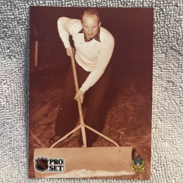 1991 NHL Pro Set card # 339 Before the Zamboni - Sweepers and Scrapers