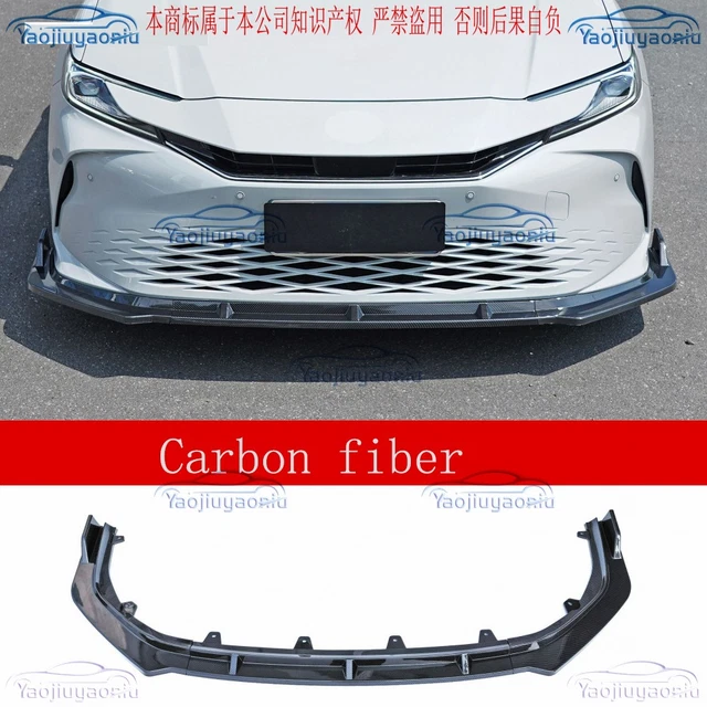 For Toyota Camry 2000-2021 Carbon Fiber Front Bumper Lip Splitter Strut Rods For Toyota Camry 2000-2021 Carbon Fiber Front Bumper Lip Splitter Strut Rods