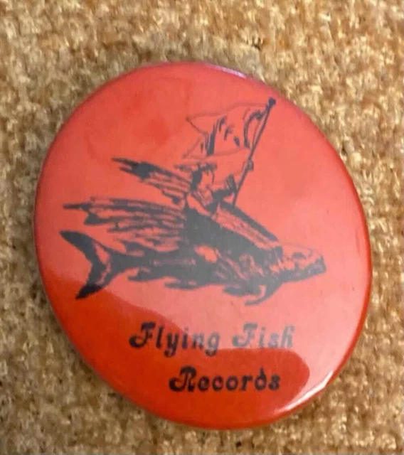FLYING FISH RECORDSPROMO Button £1.99 PicClick UK