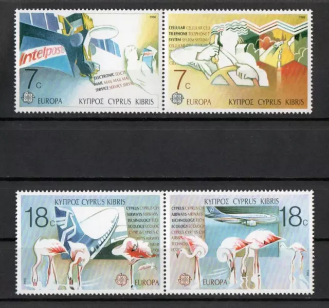 Chipre 1988 Europa Transportes y Comunicaciones MNH