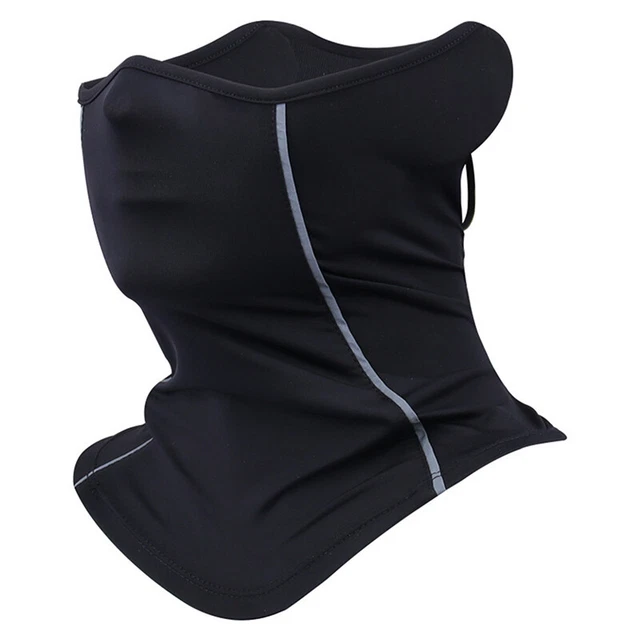Reflective Nigh Riding Half Face Mask Summer Ice Silk Sunscreen Dust-proof Ne F3