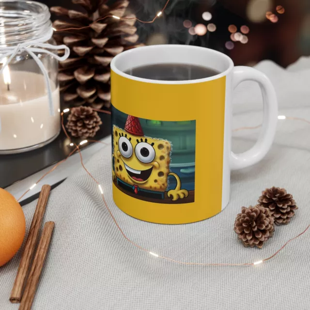 Taza De Ceramica Bob Esponja