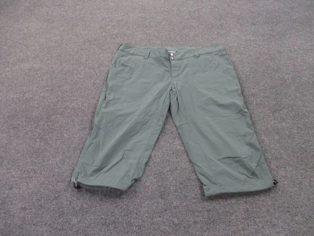 Columbia Capri Pants Adult 16 Nylon Cargo Capri Hiking Outdoors Casual Womens