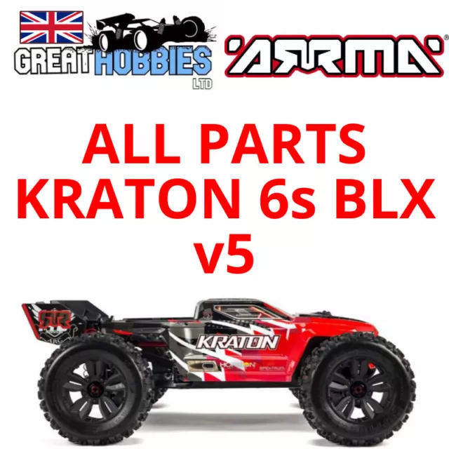 ARRMA Kraton 6s V5 ALL SPARES Parts Diff Driveshaft Chassis Arms Spektrum ESC