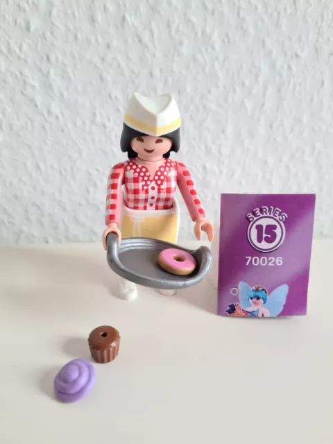 Playmobil 70026 Serie 15 Girls Serviererin Donut Kellnerin NEUWERTIG