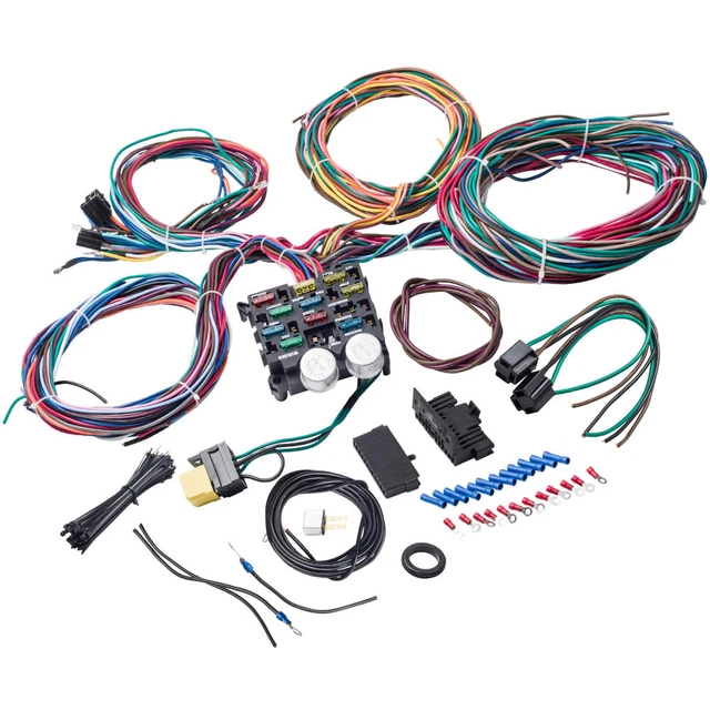 Wiring Harness Wire 12 Circuit Universal For Ford Plug Horn