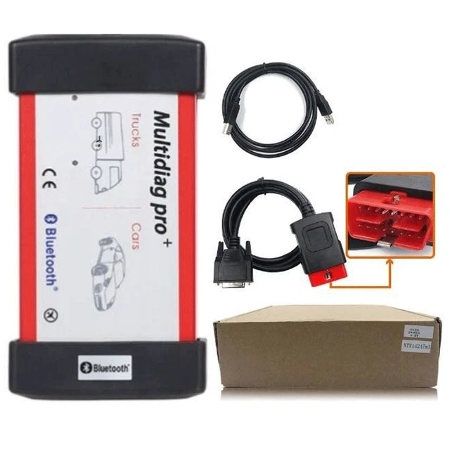 KFZ Auto Profi Diagnosegerät PKW Mit Bluetooth Scanner - OBD2 Multidiag Pro