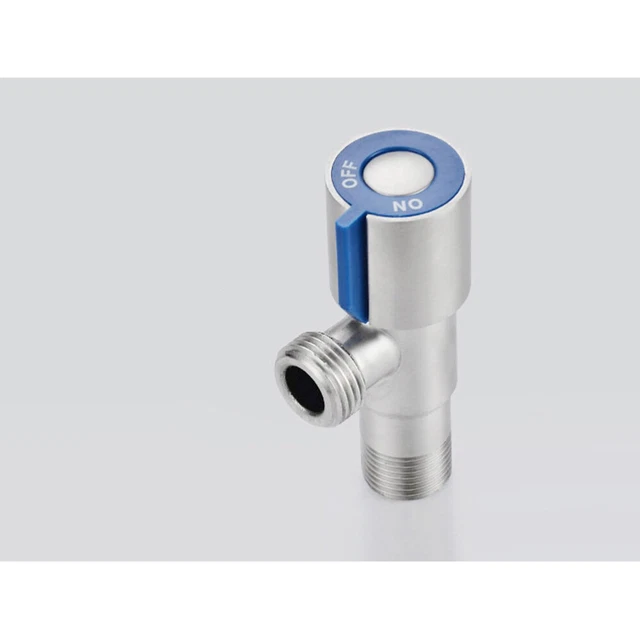 Wall Mount Water Mixer Water Diverter Hose Fitting 1/4 Turn Angle Valves