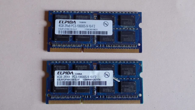 Lot De 2 Barrettes RAM SODIMM DDR4 : 4 Go + 8 Go - Occasion Fonctionnelle, Pour Ordinateur Portable Ou Mini PC