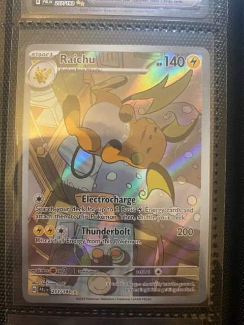 Pokémon TCG Raichu Scarlet & Violet - Paldea Evolved 211/193 Holo...