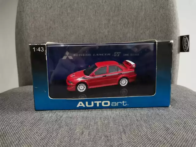 1/43 Autoart Mitsubishi Lancer Evo VI Tommi Makinen Street no wrx 9 IX ralliart