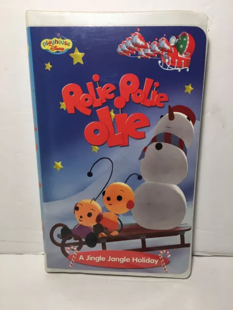 PLAYHOUSE DISNEY ROLIE POLIE OLIE Jingle Jangle Holiday Christmas VHS ...