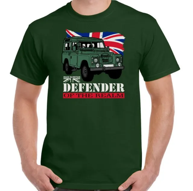 T-shirt 4x4 Off Roading Road 90 110 127 Of the Realm Uomo divertente 8
