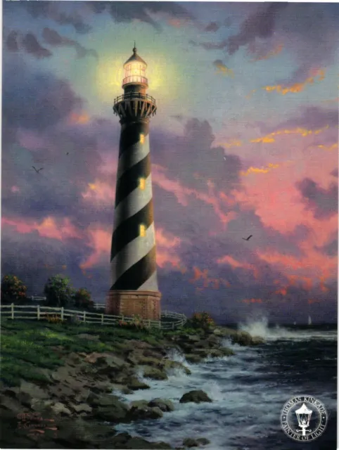 Thomas Kinkade Cape Hatteras Light Dealer Promotional Print Card 3