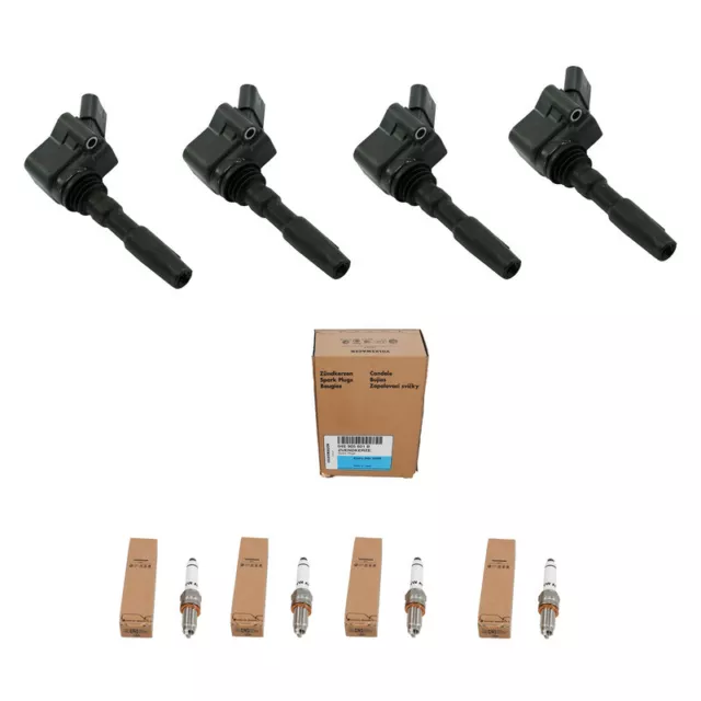 Bobine di accensione + candele per VW 1.4 TFSI DAF CMB 04E905110 04E905110E 04E905110K 04