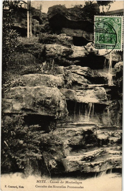 CPA AK METZ Cascade des Moselanlagen Cascades des Nouvelles Promenades (651134)