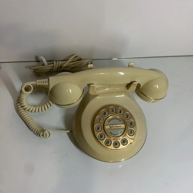 Téléphone Vintage Socotel Années 80 - Bleu, Cadran Rotatif - Fonctionne